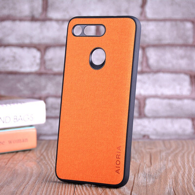 

Case for Huawei Honor view 20 10 coque Luxury textile Leather skin soft TPU hard PC phone cover for Honor view 20 10 case funda