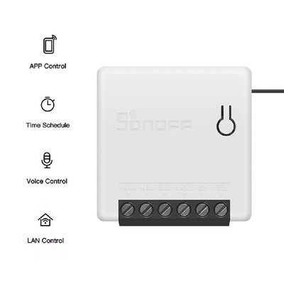 

SONOFF Mini Two Way Intelligent Switch 10A Supports DIY Mode Household Appliance Automation Switches