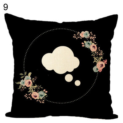

Creative Symbol Soft Throw Pillow Case Cushion Cover Sofa Bed Car Home Decor