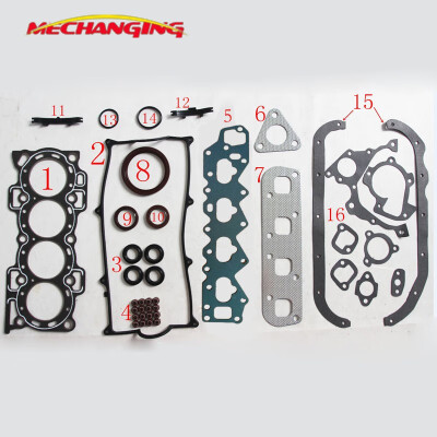 

FOR DAIHATSU APPLAUSE I CHARADE FEROZA HCE HDE HCE HDC Engine Parts Full Set Engines seal gasket 04111-87127-000 50120700