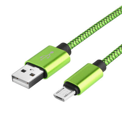 

3m Micro USB to USB20 Fast Charging Braided Data Cable for Android Phones