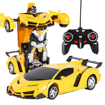 

Tailored 118 Electric Remote Control Car1 Button Remote Control Deformable Vehicle Robot