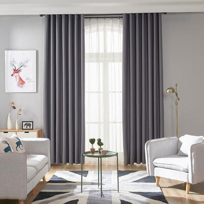 

Modern Blackout Curtains for Window Blinds Finished Drapes for Living Room