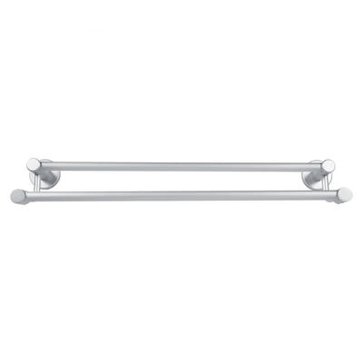 

Greensen 1Pc 50cm Space Aluminum Double Towel Bar Holder Wall Mounted Home Bathroom Shelf Rack