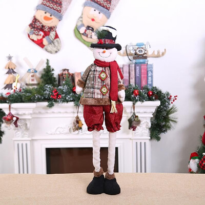 

Christmas Decoration Plush Snowman Toy 39x24 cm