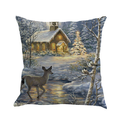

〖Follure〗Christmas Pillow Cover Pillowcases Decorative Sofa Cushion Cover 45x45cm