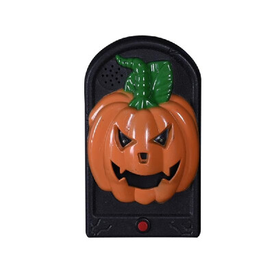 

Halloween Doorbell Horrible Voice Screaming Halloween Trick Props with Light Up Eyeball