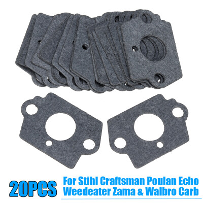 

20Pcs Carburetor Rebuild Gaskets Set For Stihl Craftsman Poulan Zama Walbro