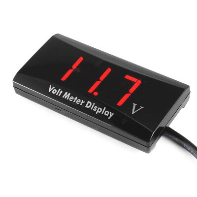 

Digital Voltmeter Voltage Gauge 12V Digital LED Display Panel Meter for Car Motorcycle