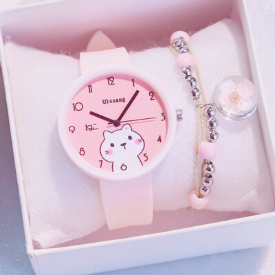 

Harajuku Watch Female in Fengshen College Wind Student Female Lovable Daughter Xiao Qingxin Soft Girls Japanese Department