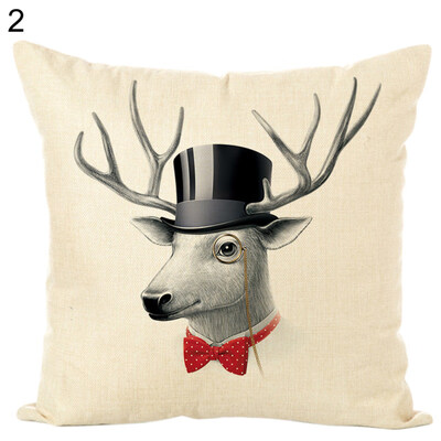

Kiwi BirdBoarDeerSheepRabbit Throw Pillow Case Cushion Cover Sofa Bed Decor