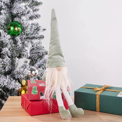 

Gobestart Santa Cloth Doll Birthday Present For Home Christmas Holiday Decoration