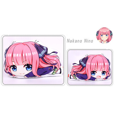 

The Quintessential Quintuplets Anime Plush Doll Pillow Cushion Cute Double-sided Expression Printing Pillow