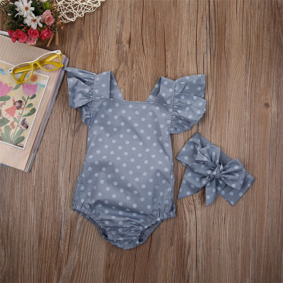 

Baby Girls Newborn Clothes Cotton Romper Bodysuit Jumpsuit Summer Outfits Set
