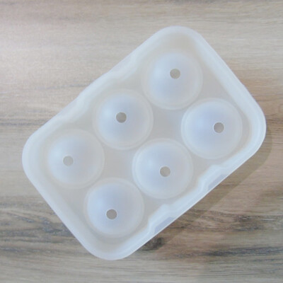 

6 Hole Silicone Ice Cube Ball Drinking Wine Tray Brick Round Maker Mold Sphere Mould Bar Ice Hockey Maker