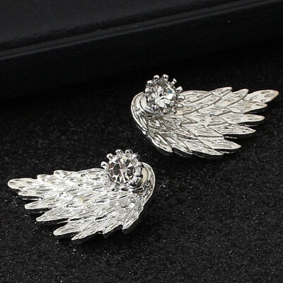 

2019 Fashion Gothic Women Cool Jewelry Rhinestone Alloy Drop Stud Earrings