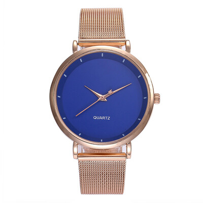

Minimalist Watch Reloj Mujer Rose Gold Watches Women Fashion 2018 Stainless Steel Bracelet Women Watch montre femme &Ff