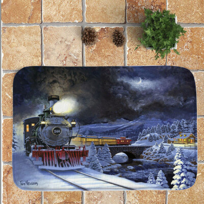 

Tailored Christmas Festival Entrance Door Bathroom Mat Indoor Bath Decor