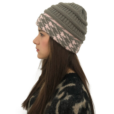 

Tailored Women Stitching Outdoor Hats Crochet Knit Holey Beanie Cap