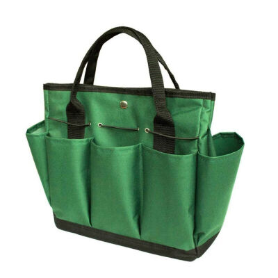 

8-Pocket Garden Tool Storage Bag Handheld Carrier Tote Organizer Planting Holder