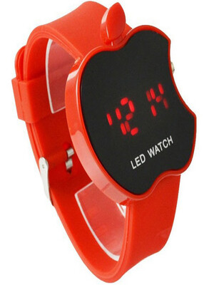 

Fashion trend Apple touch screen LED student child jelly electronic watch