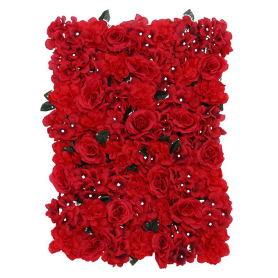 

Artificial Rose Flower Wall Panel Wedding Party Floral Venue Backdrop Decoration