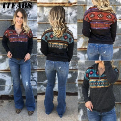 

Womens Long Sleeve Letter Cardigan Sweatshirt Jumper Sweater Crop Tops Pullover