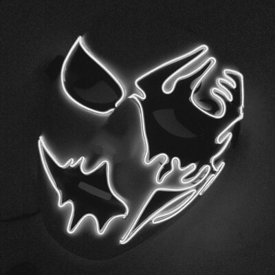 

Halloween Panic Mask Night Atmosphere Decorative Face Masks Men Women Wear Led Light-Emitting Mask