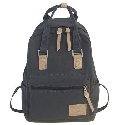 

Guzhukan schoolbag girl Korean version of high school Shoulder Bag Girl ins elegant style simple travel backpack College Students