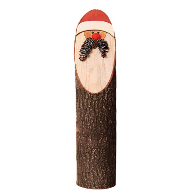 

〖Follure〗Christmas Wooden Pile Snowman Desktop Decoration Home Party Ornaments