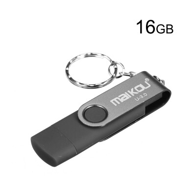 

MaiKou 2-in-1 USB 30 Flash Drive USB Flash Disk Red&128GB