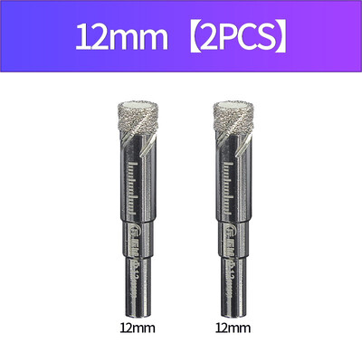 

JIANGCHENG Vacuum Brazed Dry Drill Diamond Hole Saw with Wax Filling Diamond Core Drill Bits Set for porcelain ceramic tile