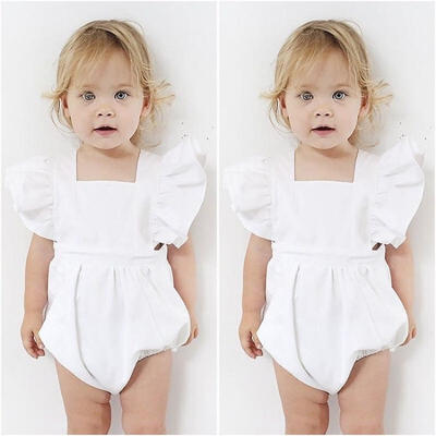 

Newborn Infant Baby Girl Summer Bodysuit Romper Jumpsuit Outfits Sunsuit Clothes