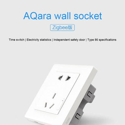 

Original Xiaomi Aqara Smart Wall Socket ZigBee Wireless Switch Mi Home APP Timing Switch Electricity Statistic Security Sockets