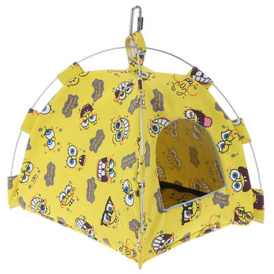 

Cartoon Bird Parrot Warm Tent Soft Coral Velvet Bird House Bed Cave Cage