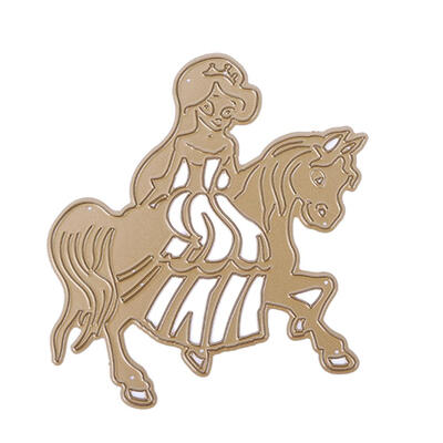 

Princess on Horse Pattern DIY Metal Cutting Dies Stencils for Scrapbooking