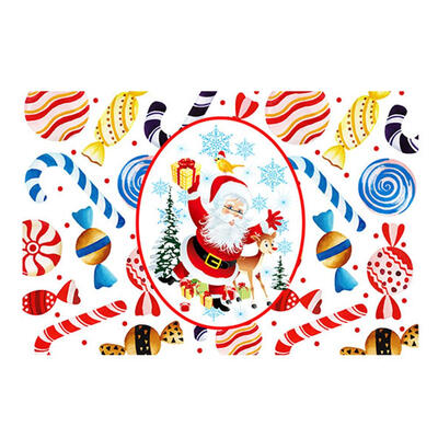 

Christmas PVC Bathroom Anti-skid 3D DIY Waterproof Toilet Floor Sticker