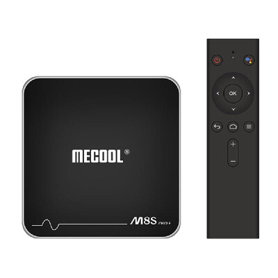 

MECOOL M8S PRO ATV Smart Android TV 71 TV Box Voice Control Intelligent Recommendation w 24G Voice IR Remote Control Amlogic