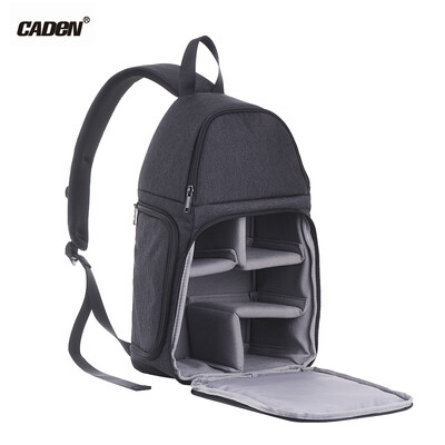 

CADeN D15 Camera Sling Backpack Single-Shoulder Camera Bag Messenger Bag for Camera 3 Lenses for Pad Flash TripodMonopod