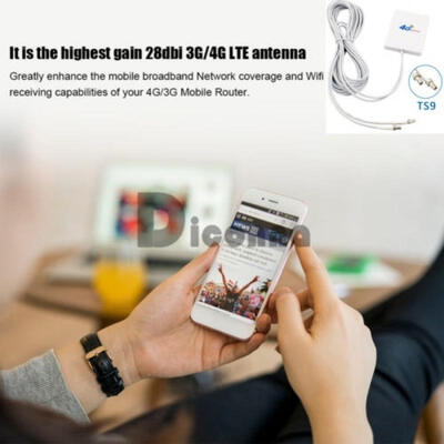 

Broadband 3G 4G LTE Antenna Signal Booster 28dBi Gain External WiFi Antenna Set