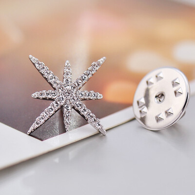 

Small collar buckle collar female cufflinks mens shirt simple anti-lighting pin neckline brooch brooch accessories
