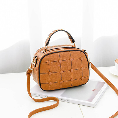 

Bao Bao Nu Chao inclined small round bags in autumn&winter Korean version of mini-shoulder Sen Fairy ins super-hot bag