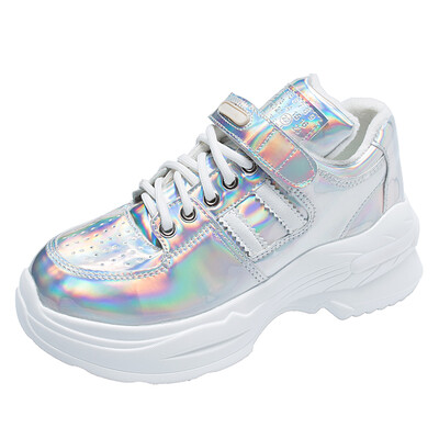 

Father shoes&girls winter 2018 Korean version of 100 breathable thick soled casual shoes hi sports shoes
