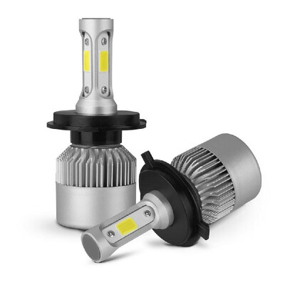 

2Pcs H4 9003 1500W 225000LM -E-D Conversion Headlight Kit HiLow Beam 6500K White