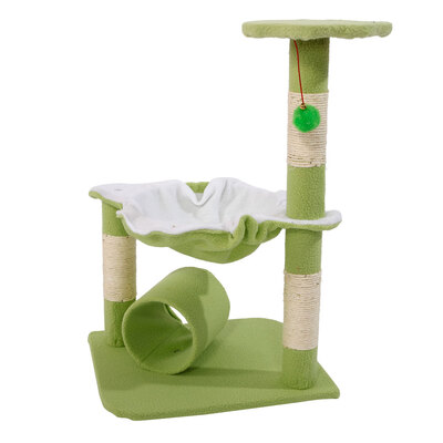 

Ktaxon 28" Pet Club Cat Tree Condo House Scratcher Furniture with Hammock Toy 3 Colors