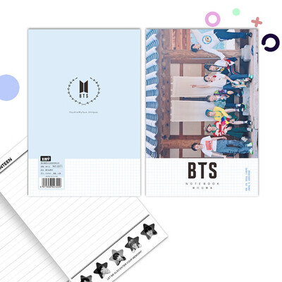

Kpop BTS Blackpink Notebook Pocketbook Note Pad Diary Workbooks Hardcover Memo Book Lined Pages for Diary JournalBlackpink-1