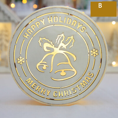

〖Follure〗Luminous Christmas Decoration Led Round Bell Folders Desktop Decoration
