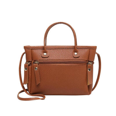 

PU Leather Handbags Women Shoulder Messenger Bag Daily Shopping Travel Tote