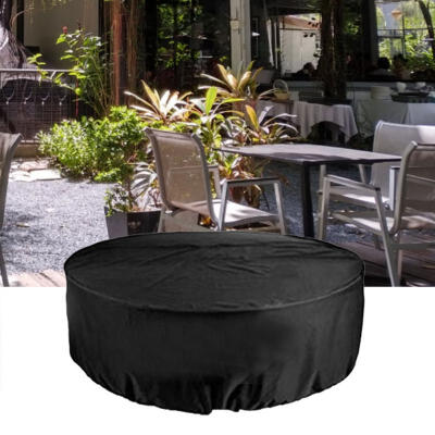 

Greensen Round Oxford Cloth Outdoor Furniture Cover Dust Proof Rainproof Garden Patio Table Chair Cover