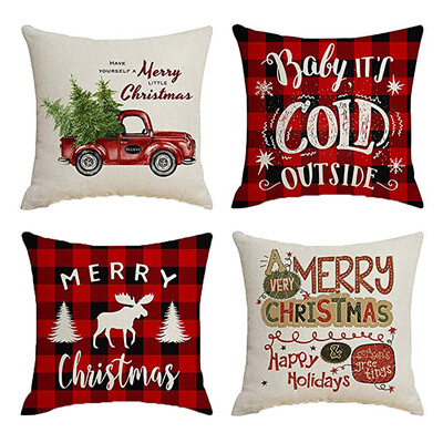 

Tailored 4Pcs Home Decor Cushion Cover Graffi Style Throw Pillowcase Pillow Covers